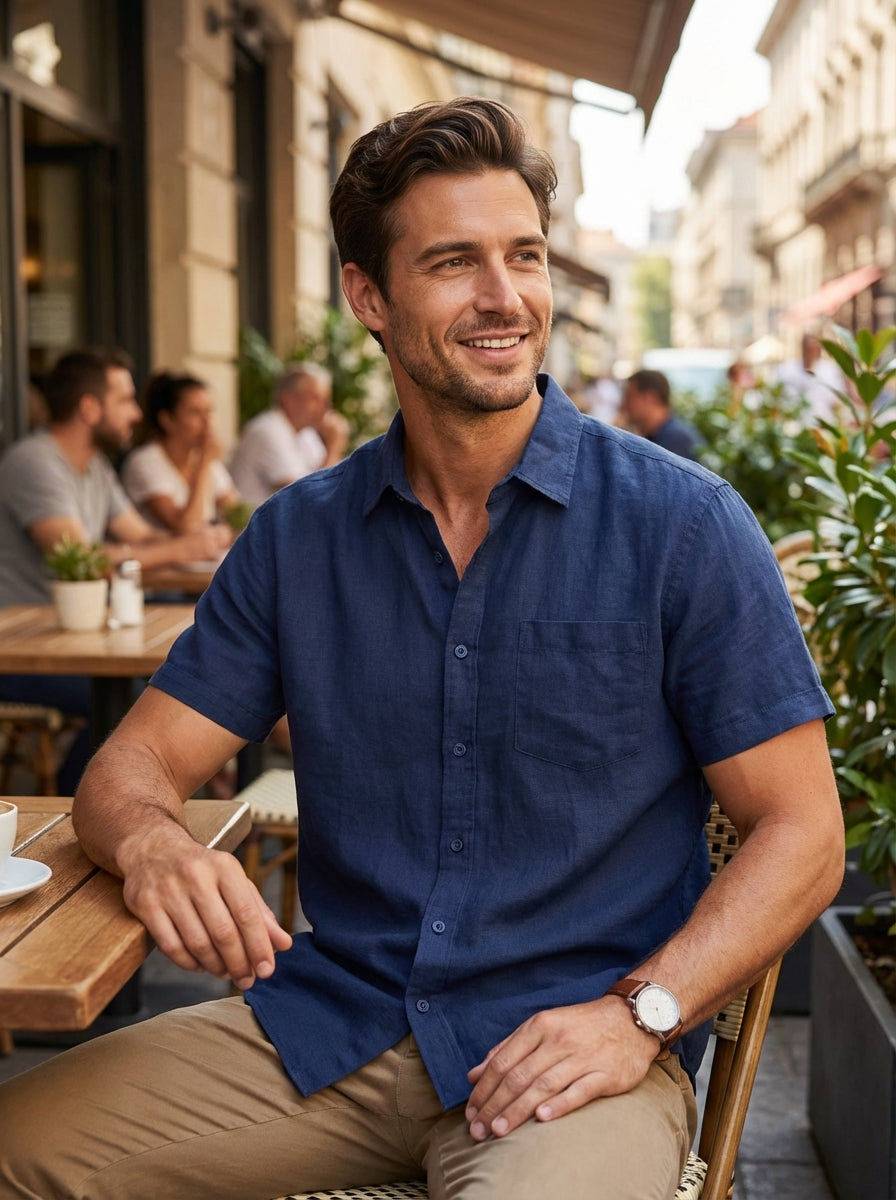 Men’s Short Sleeve Shirt | Button-Up