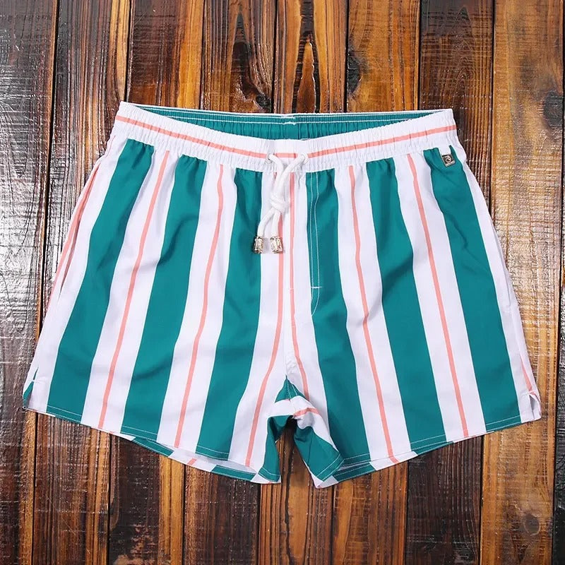 Men’s Striped Swim Shorts | Summer