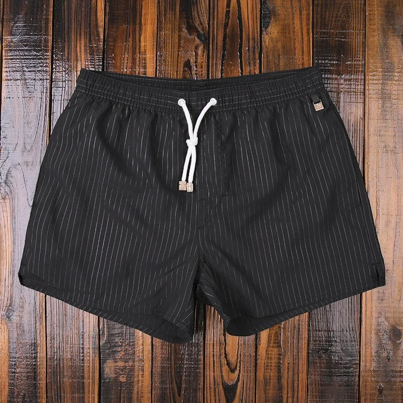 Men’s Striped Swim Shorts | Summer