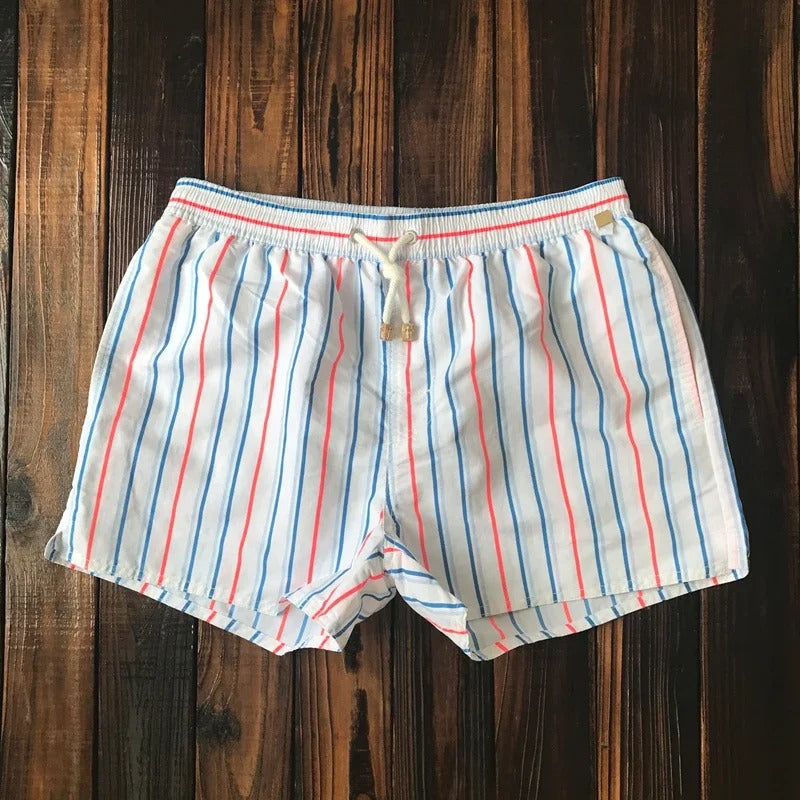 Men’s Striped Swim Shorts | Summer