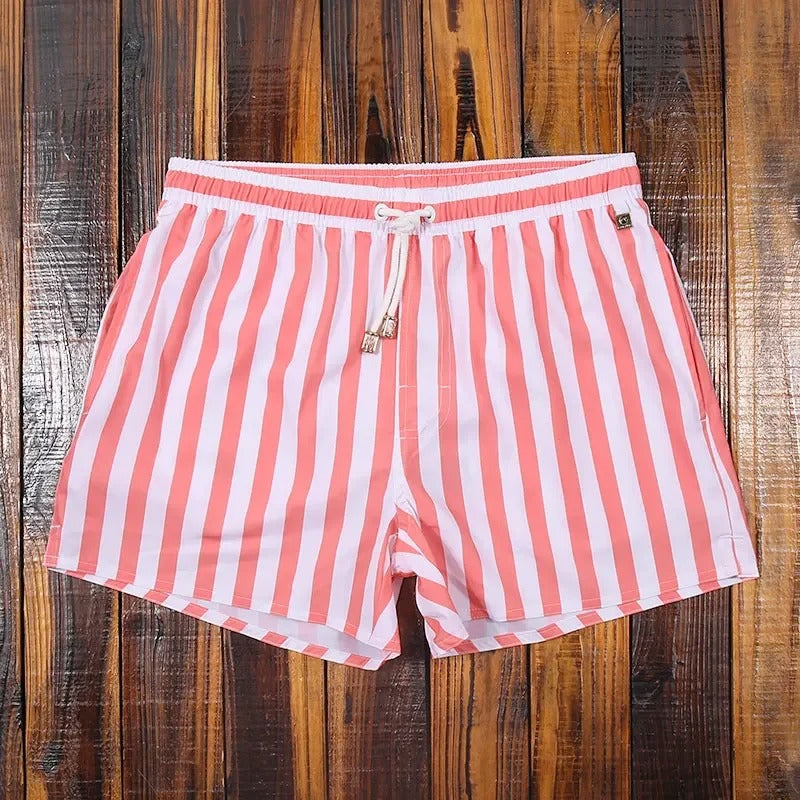 Men’s Striped Swim Shorts | Summer