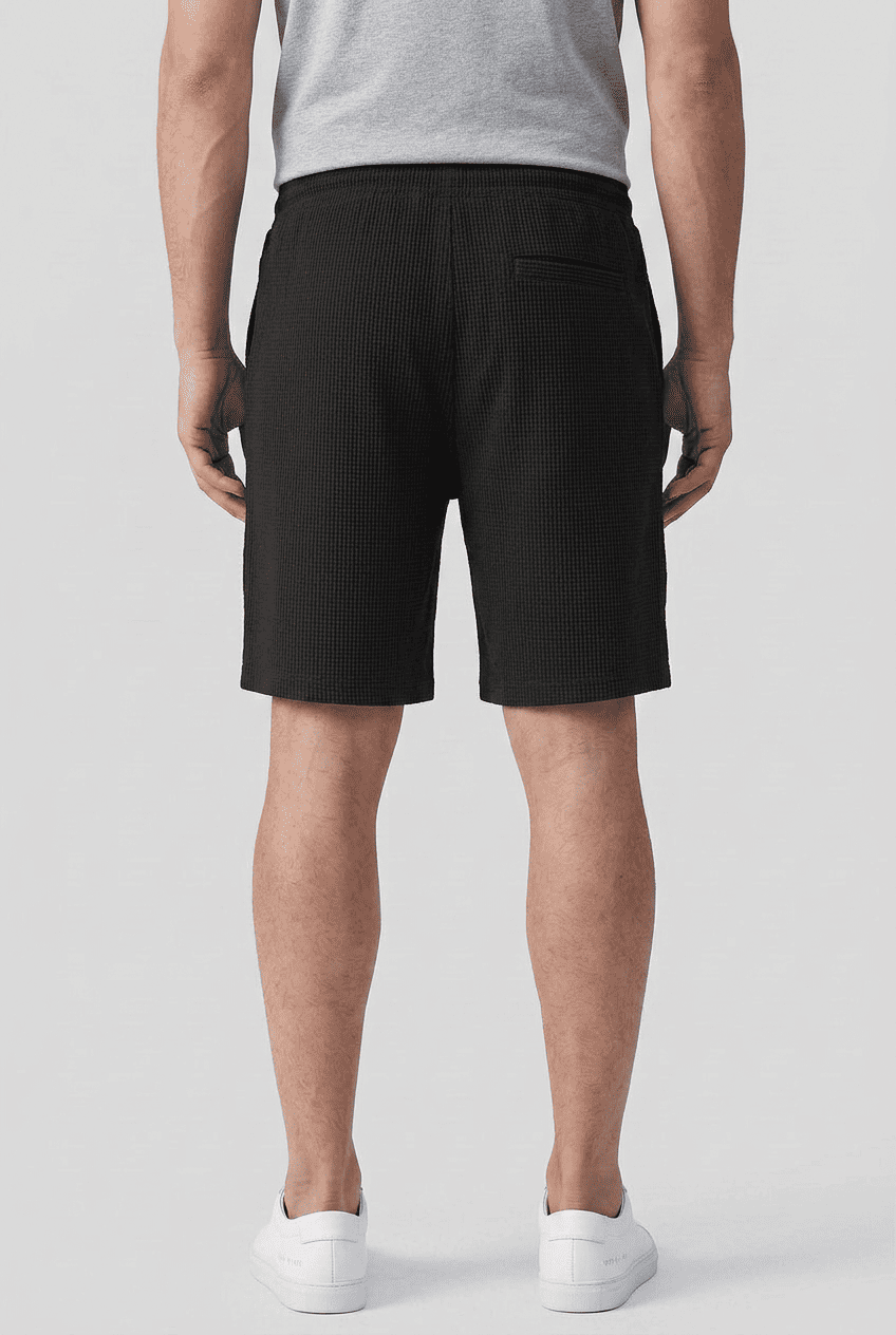 Men’s Textured Casual Summer Shorts | Relaxed Fit