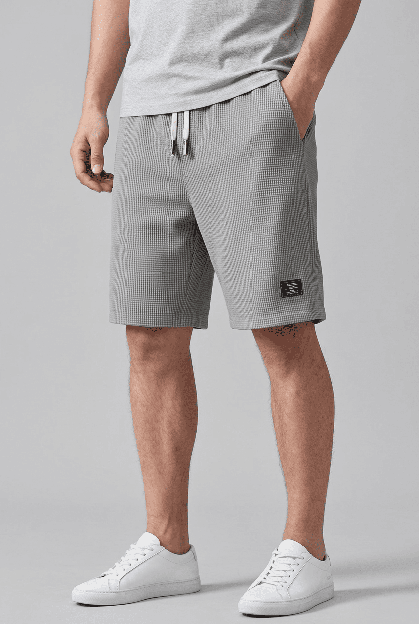Men’s Textured Casual Summer Shorts | Relaxed Fit