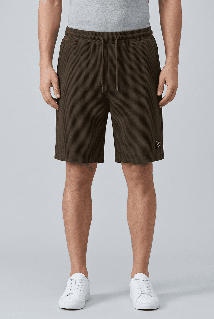 Men’s Textured Casual Summer Shorts | Relaxed Fit