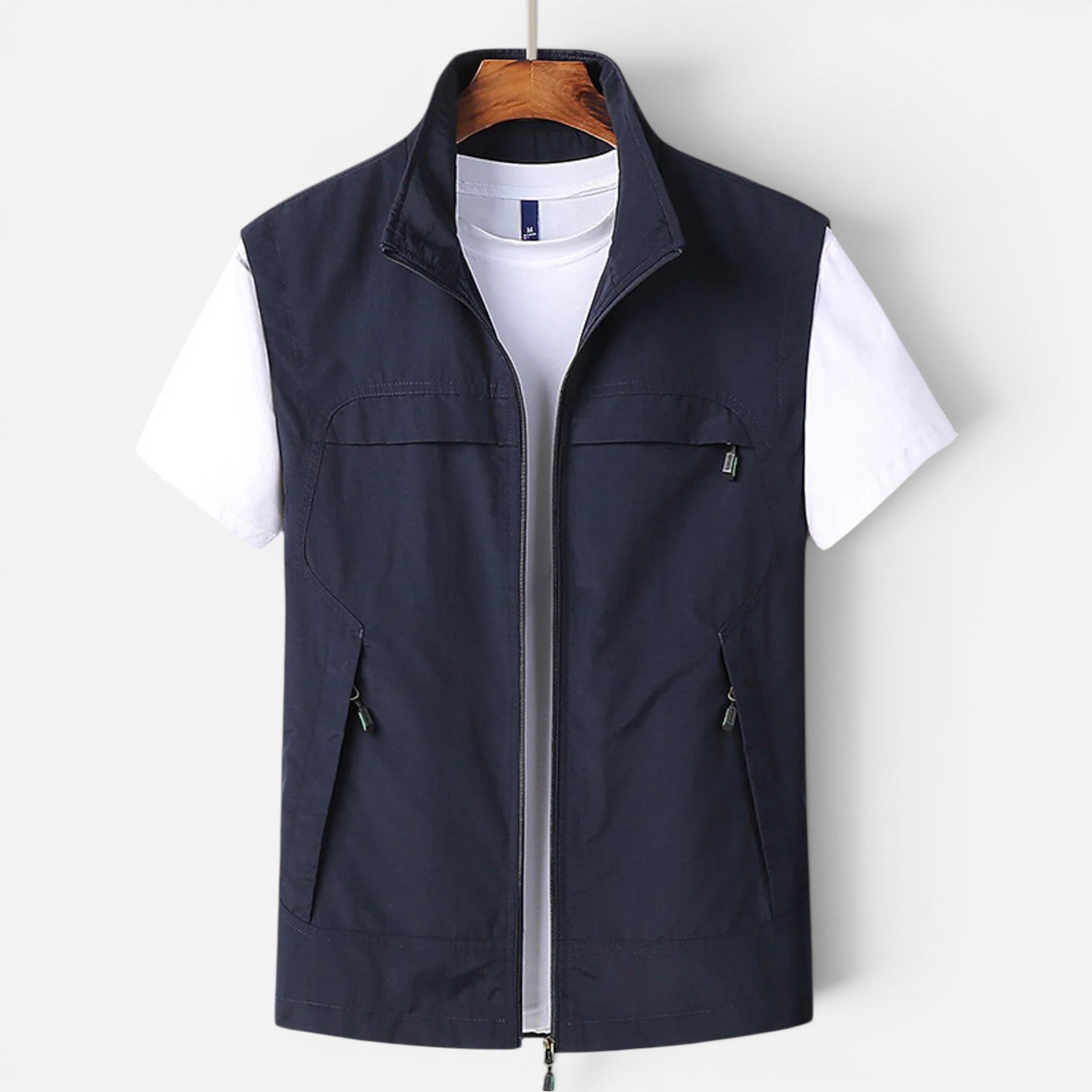 Men's Vest | Zipper Breathable