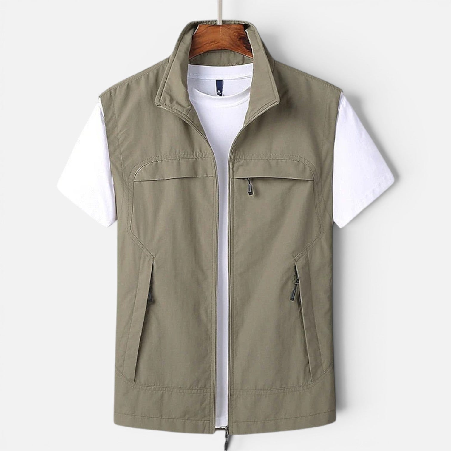 Men's Vest | Zipper Breathable
