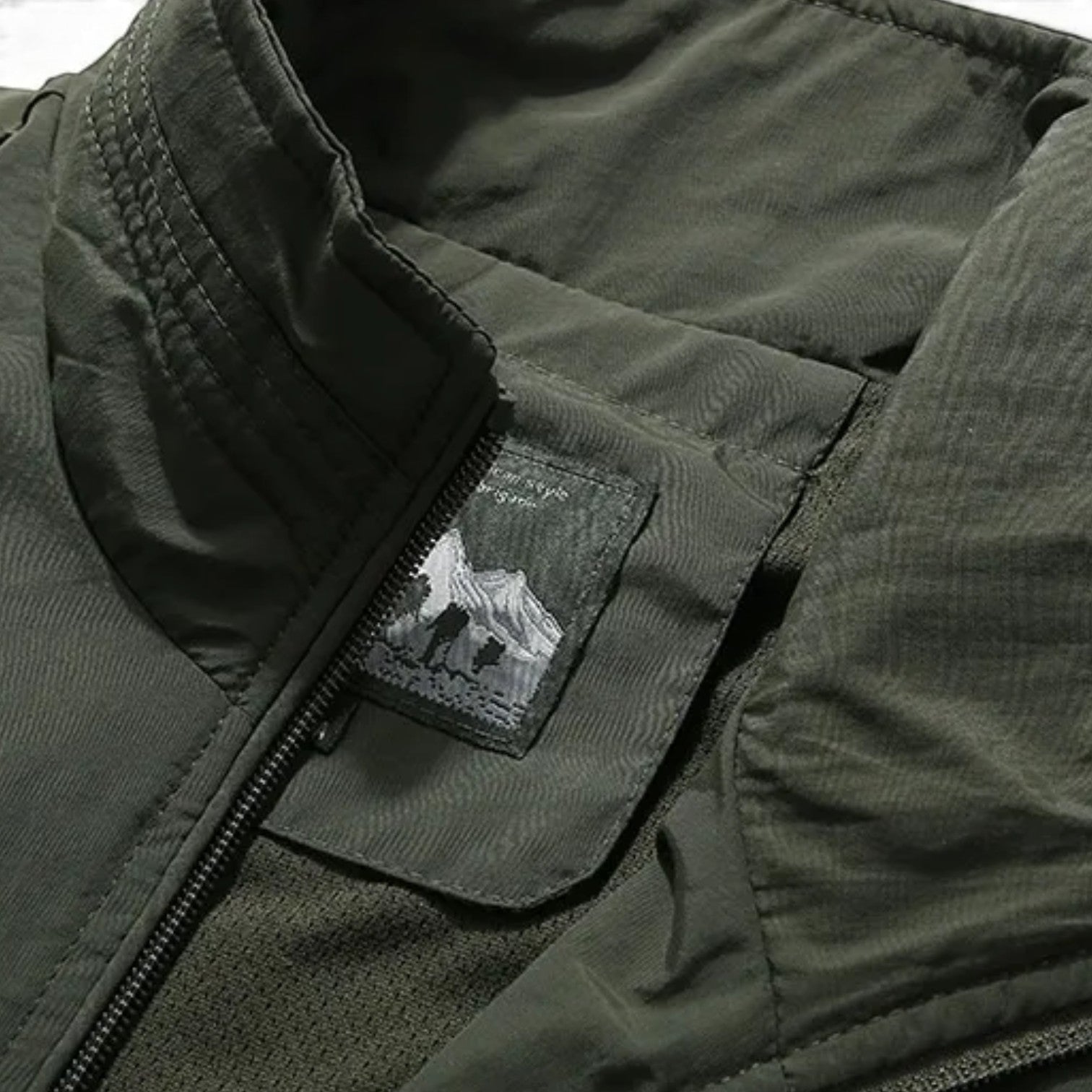 Men's Vest | Zipper Breathable