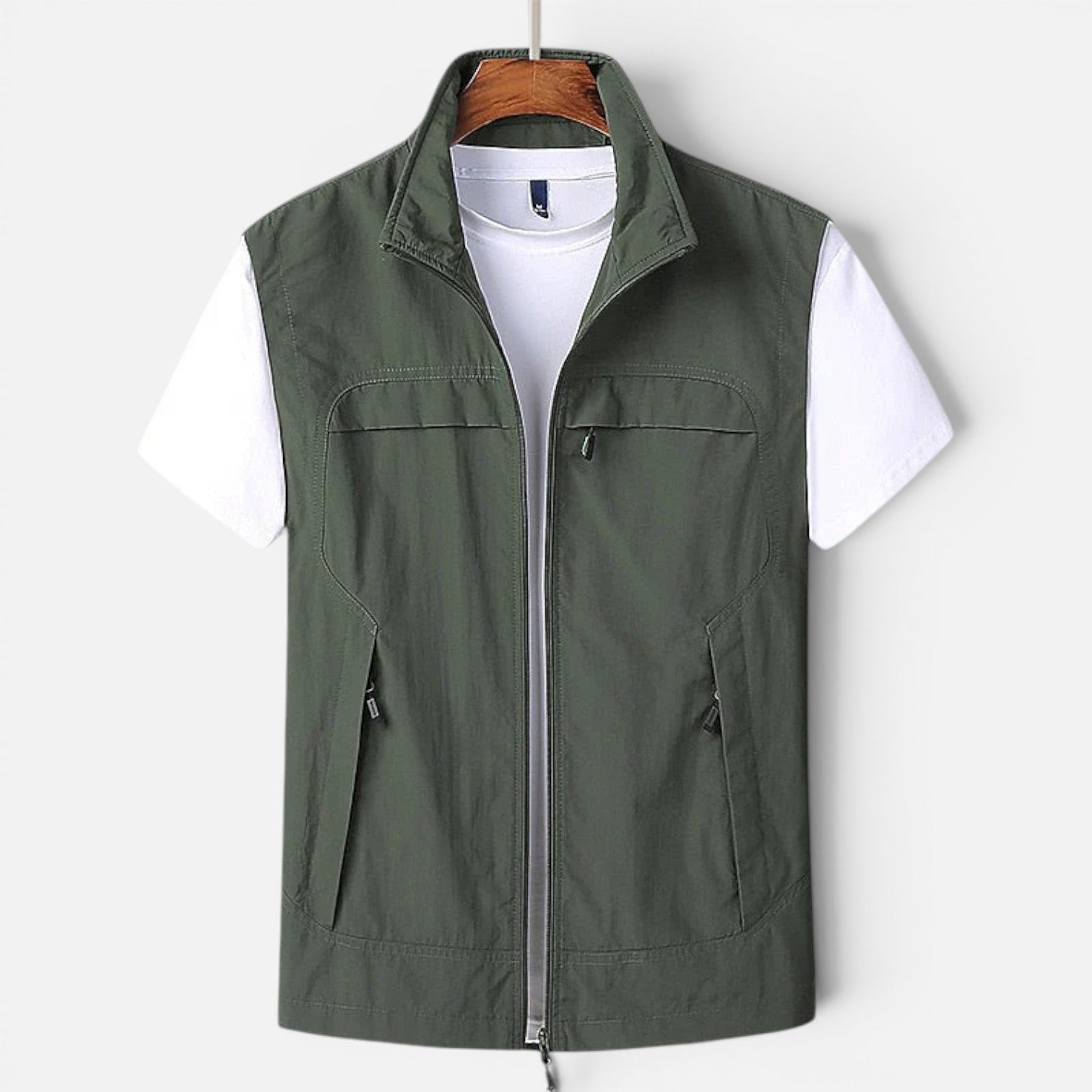 Men's Vest | Zipper Breathable