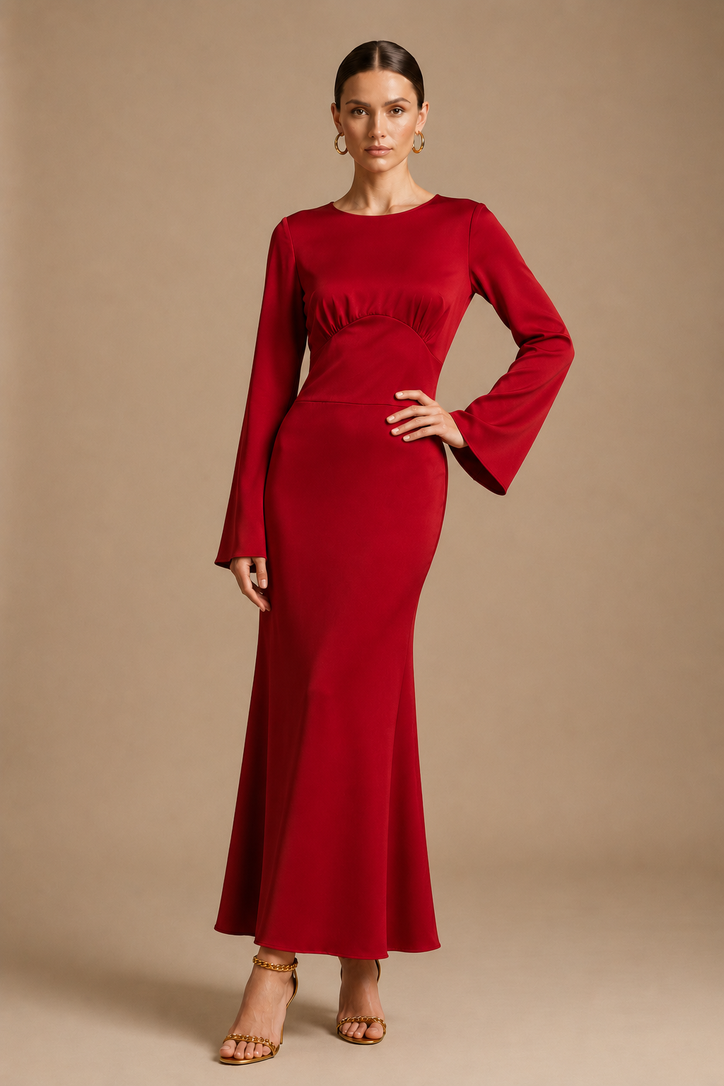 Women's Dress | Long Sleeve Maxi
