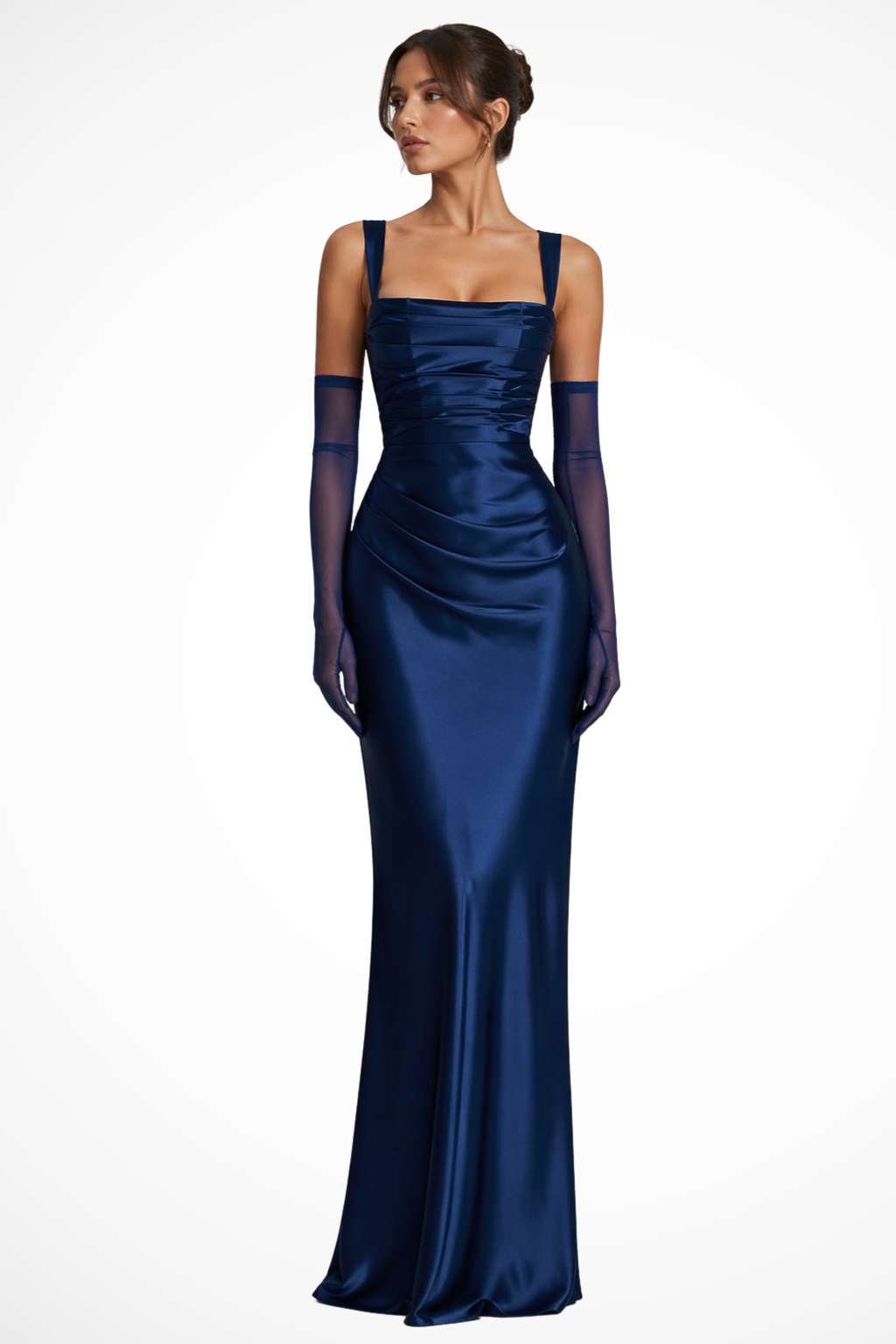 Wedding Guest Dress Women | Maxi with Ruched Bodice