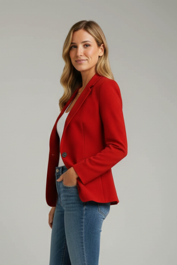 Women’s Blazer | Single Breadted Notched Lapel