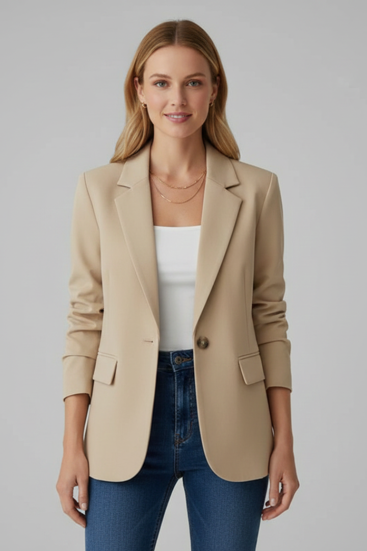 Women’s Blazer | Single Breadted Notched Lapel