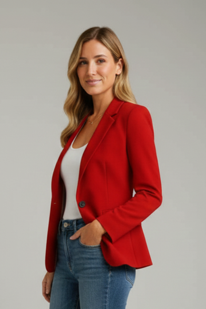Women’s Blazer | Single Breadted Notched Lapel