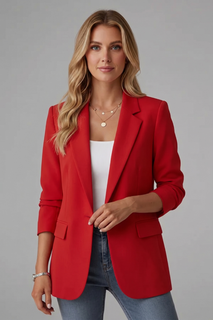 Women’s Blazer | Single Breadted Notched Lapel