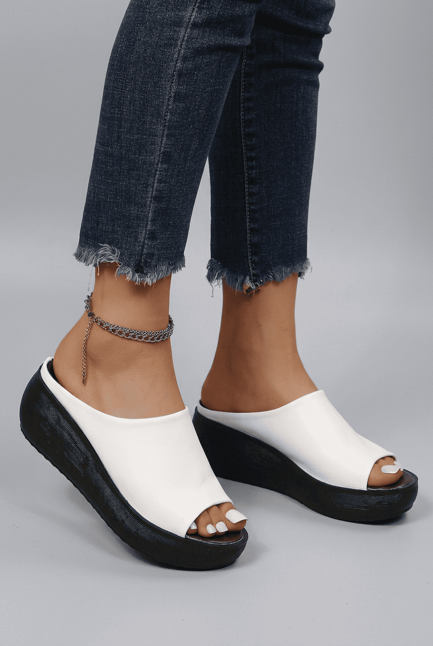 Women’s Casual Platform Slide Sandals | Slip On