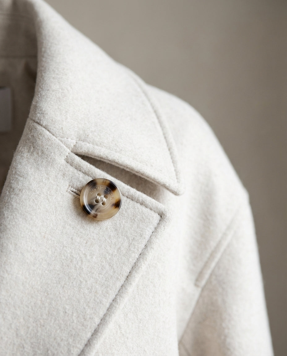 Women's Coat | Double Breasted Short Style