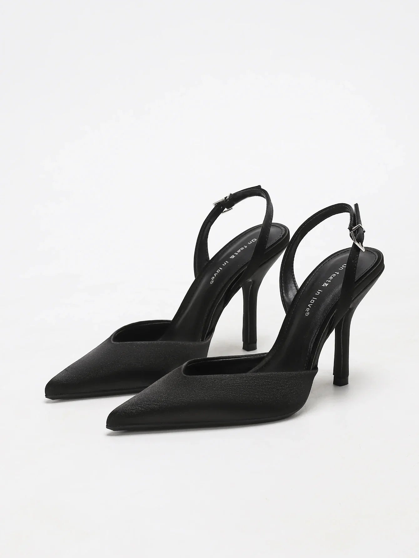 Women's Heel | Slingback Pointed Toe Adjustable Strap