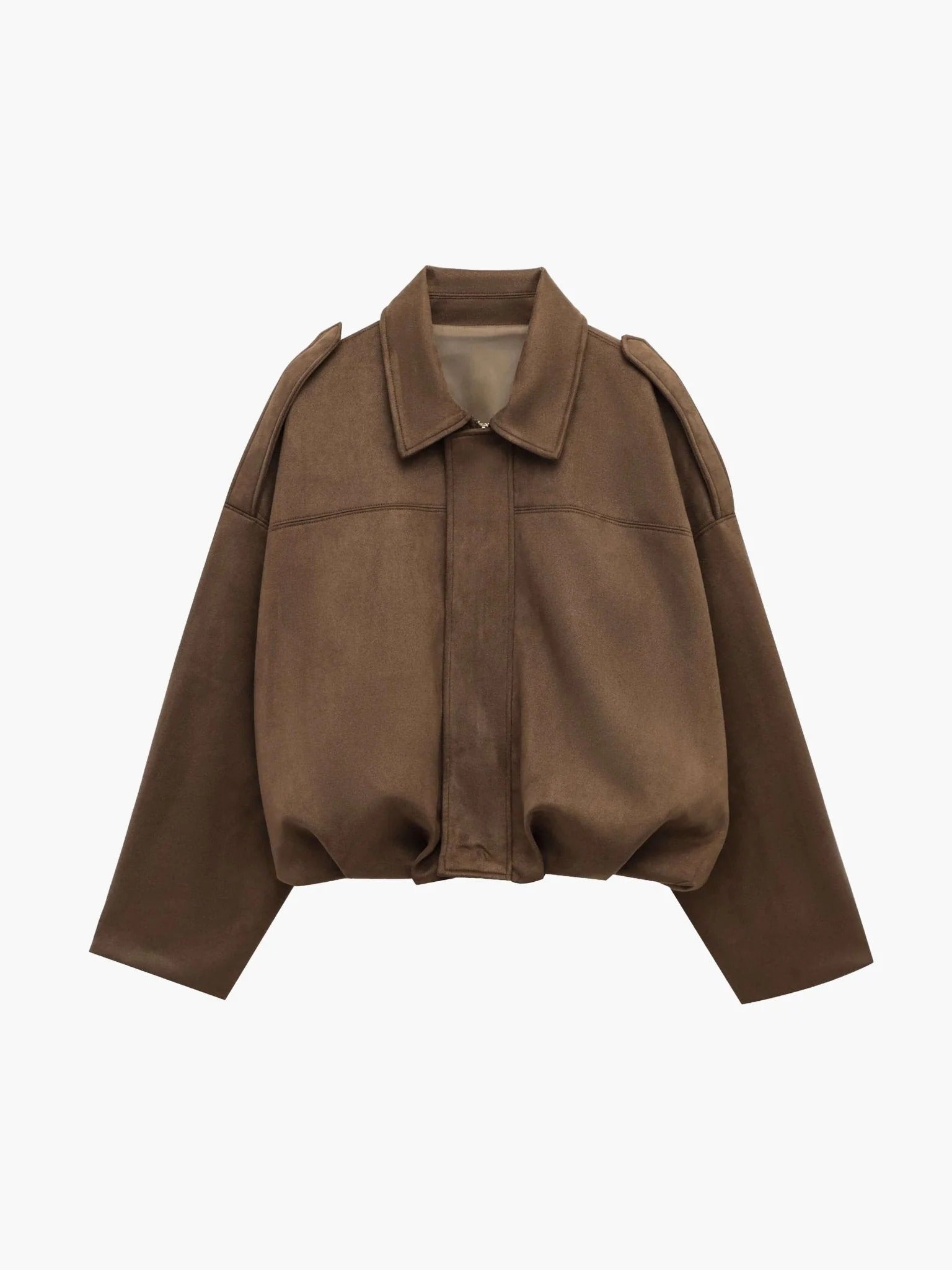 Women's Jacket | Collared Bomber Zipper