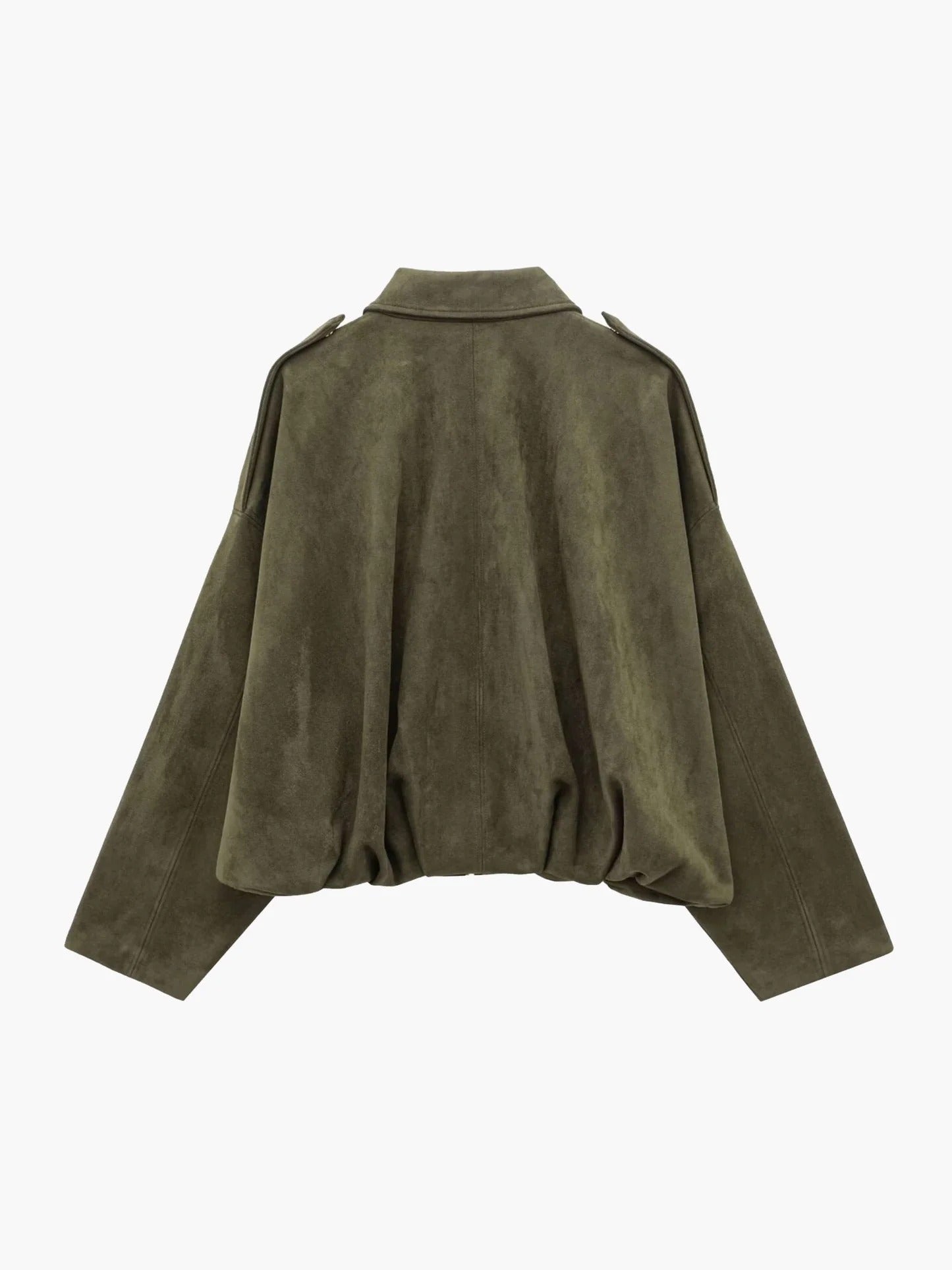 Women's Jacket | Collared Bomber Zipper