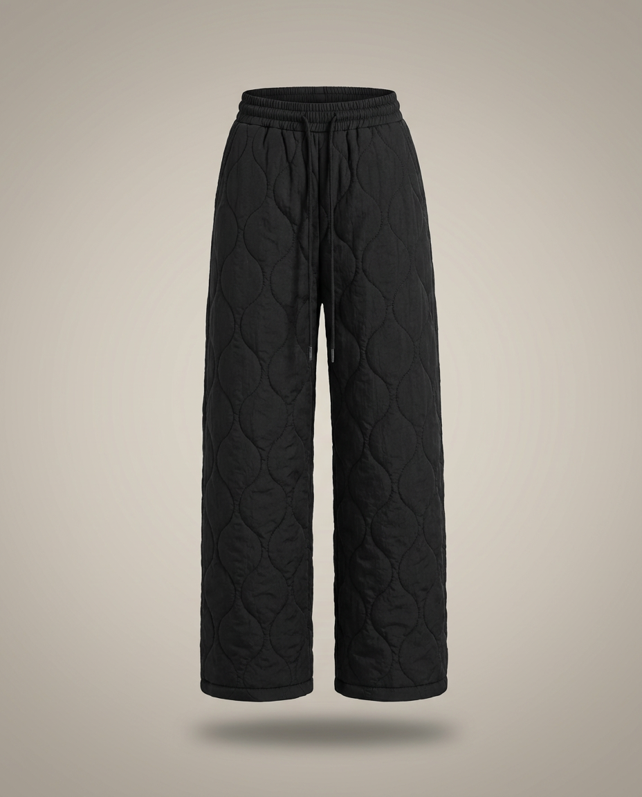 Women's Joggers | Quilted Drawstring Style
