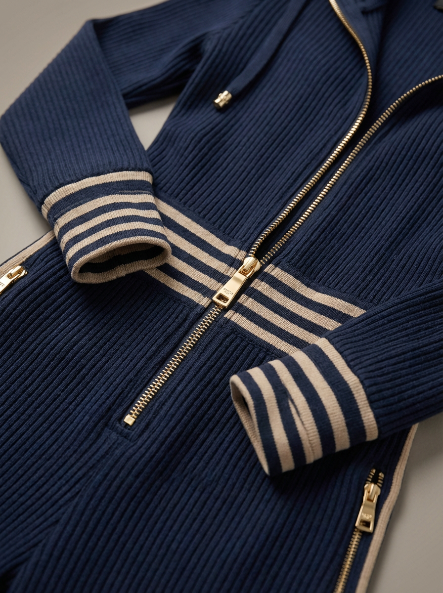 Women's Jumpsuit | Zip-Up Hooded