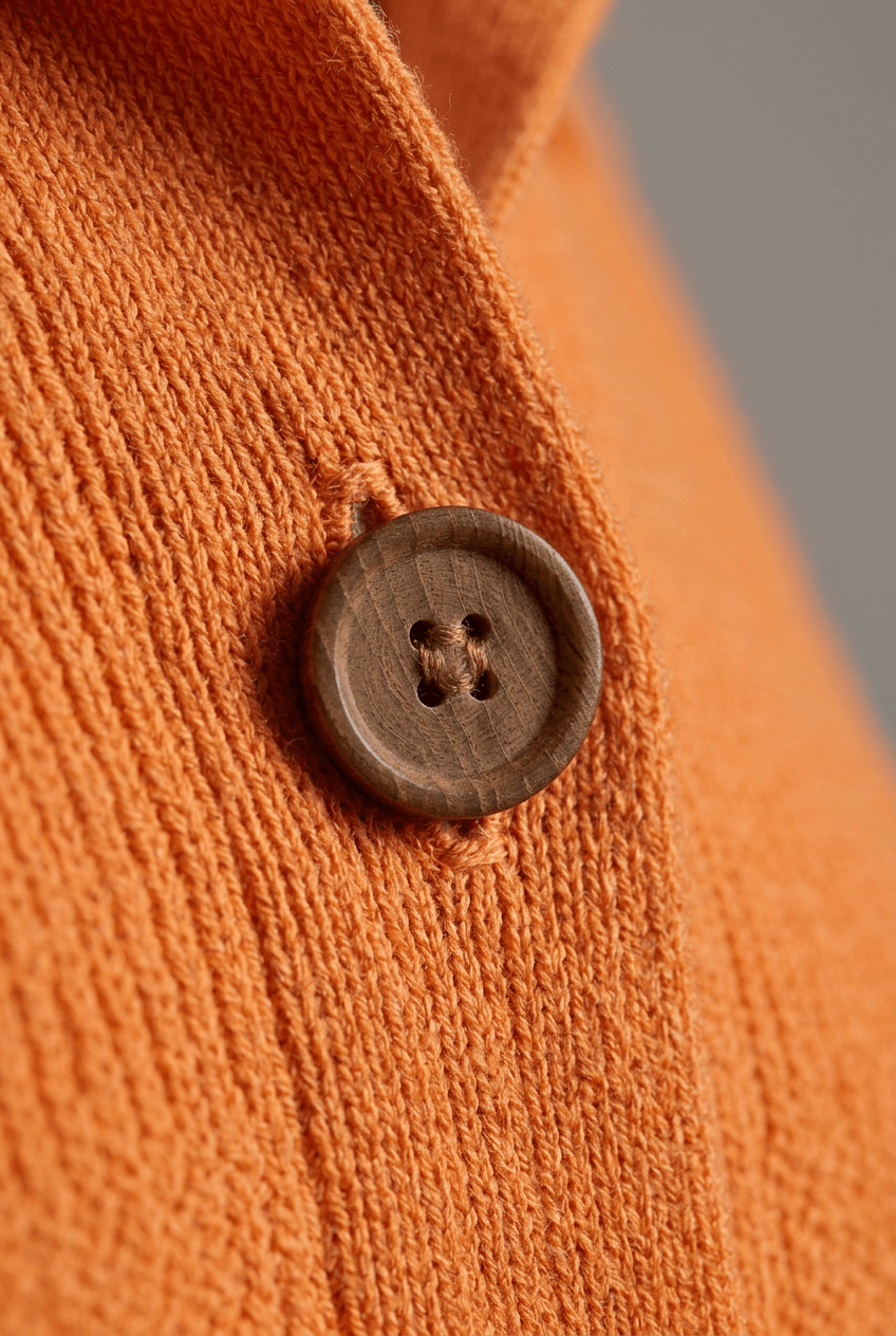 Women's Knit Cardigan with Collar | Button Front