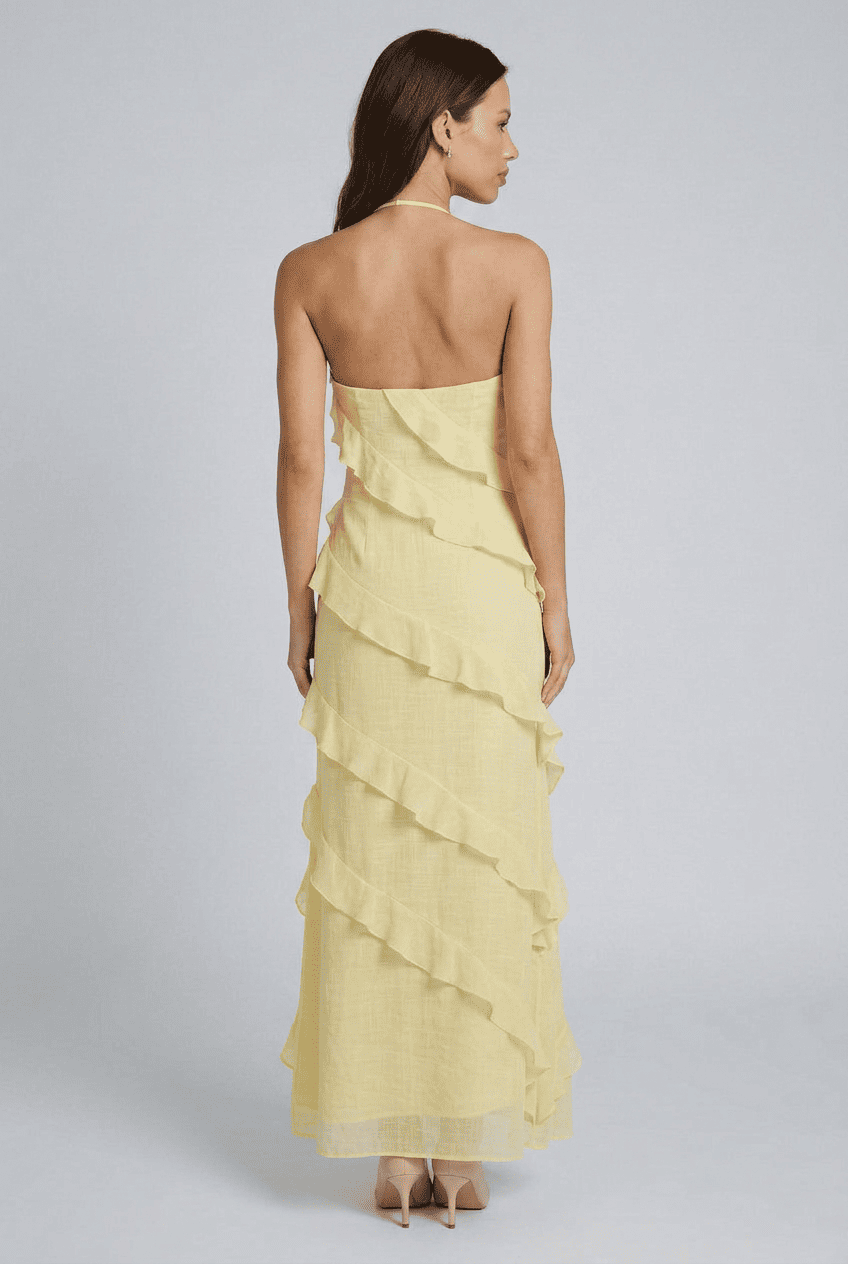 Women’s Layered Ruffle Prom Dress | Maxi