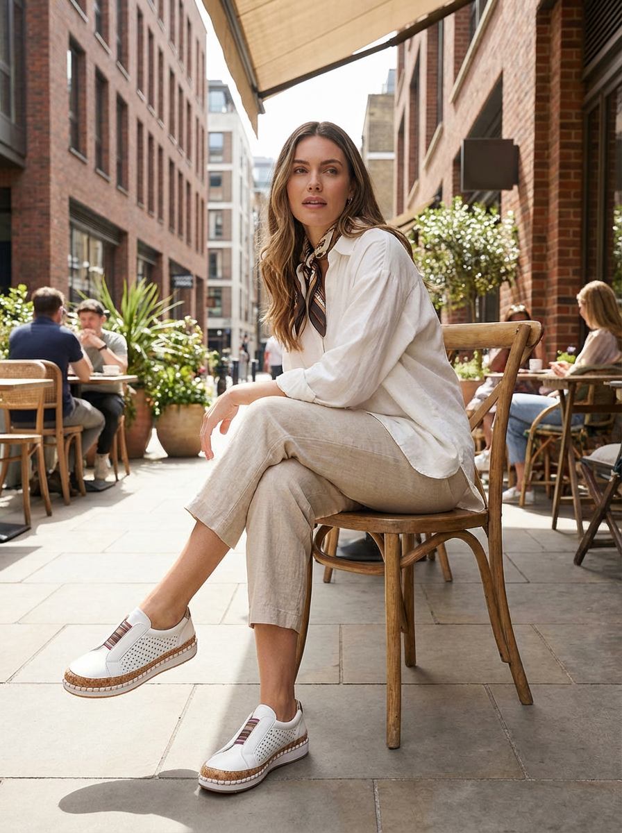 Women's Slip-On Walking Shoes | Round Toe