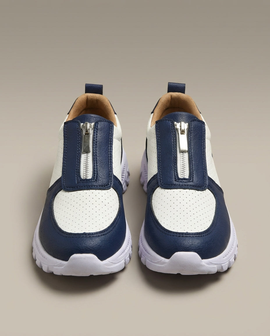 Women's Sneakers | Slip-On Trainers Zipper Design