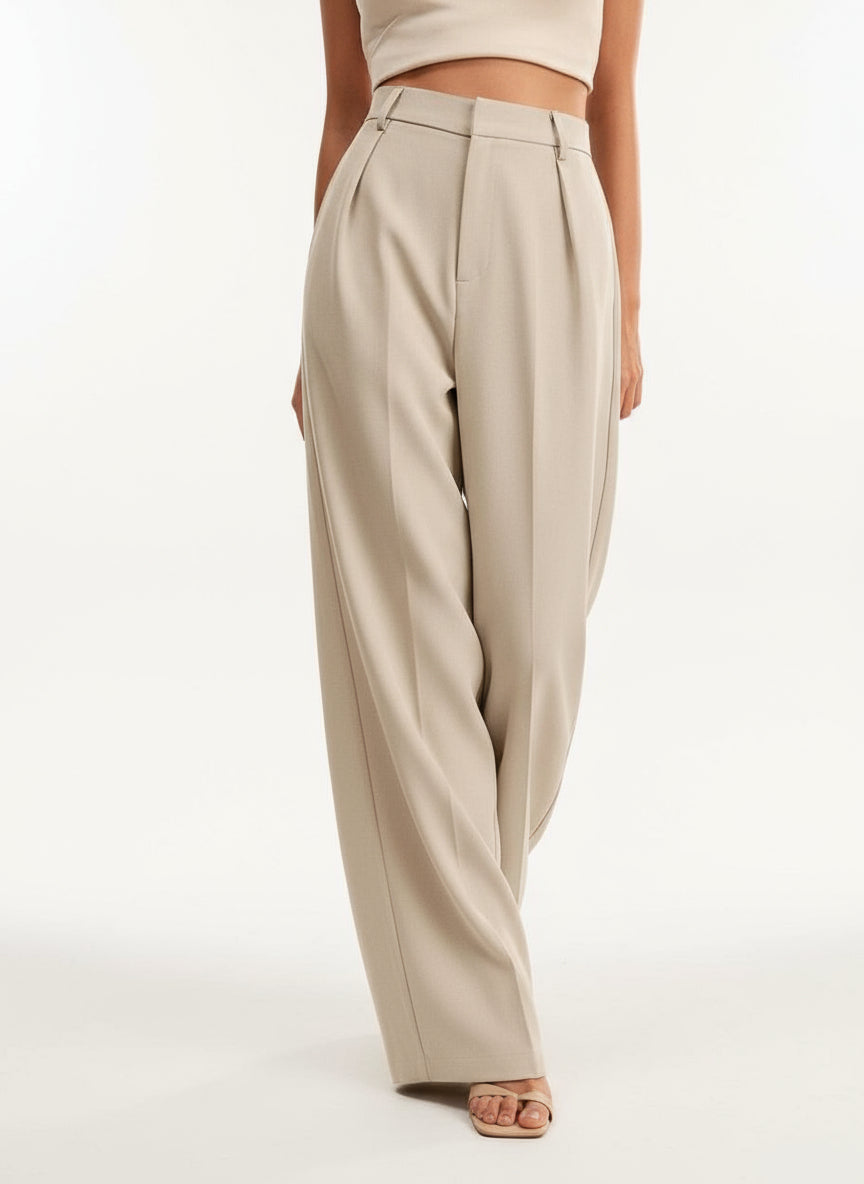 Women's Trouser | Wide Leg High Waist Tailored