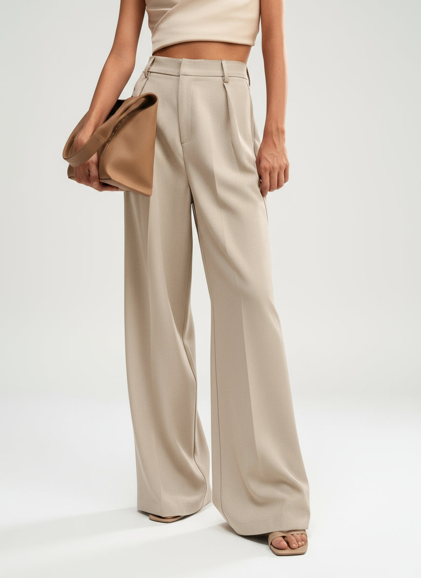 Women's Trouser | Wide Leg High Waist Tailored