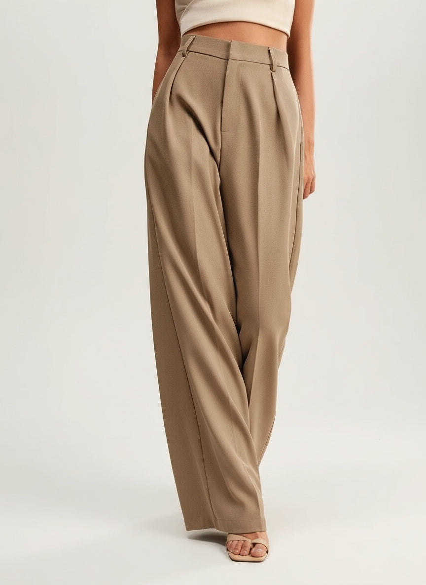 Women's Trouser | Wide Leg High Waist Tailored
