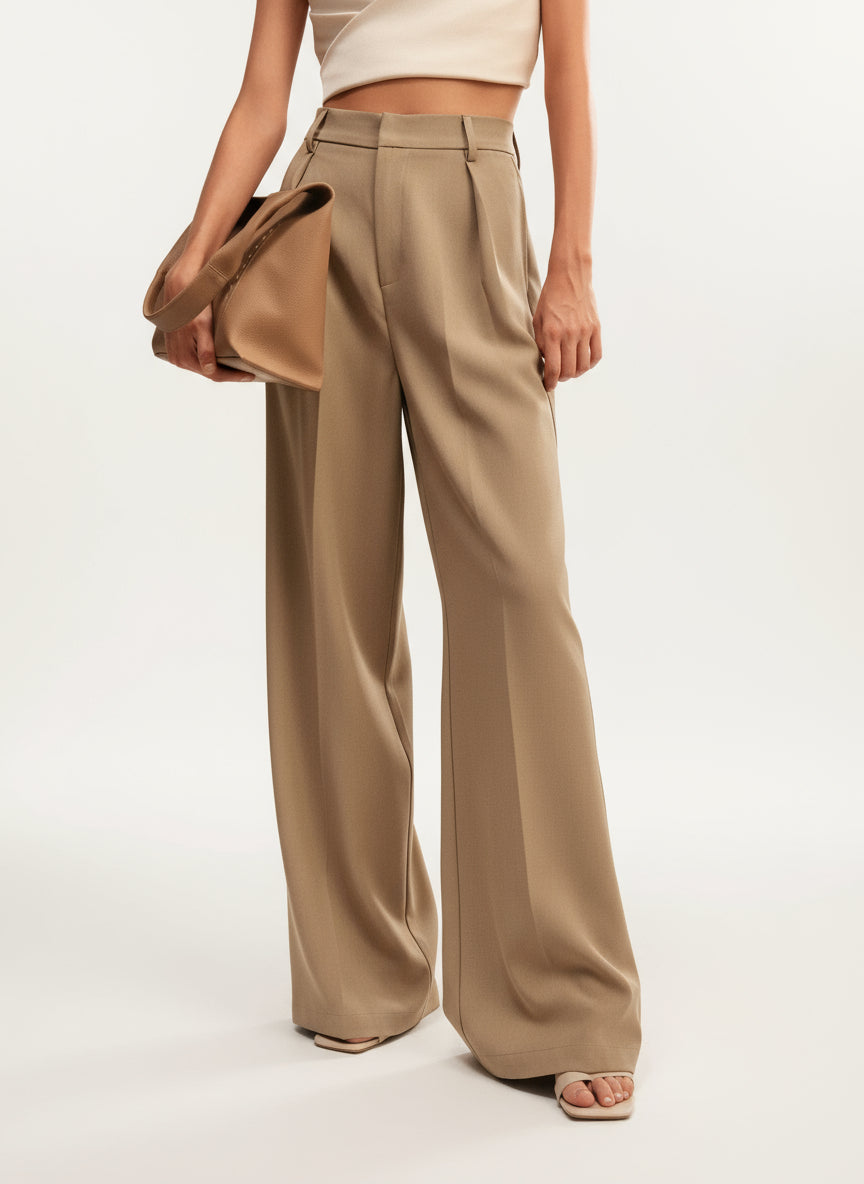 Women's Trouser | Wide Leg High Waist Tailored