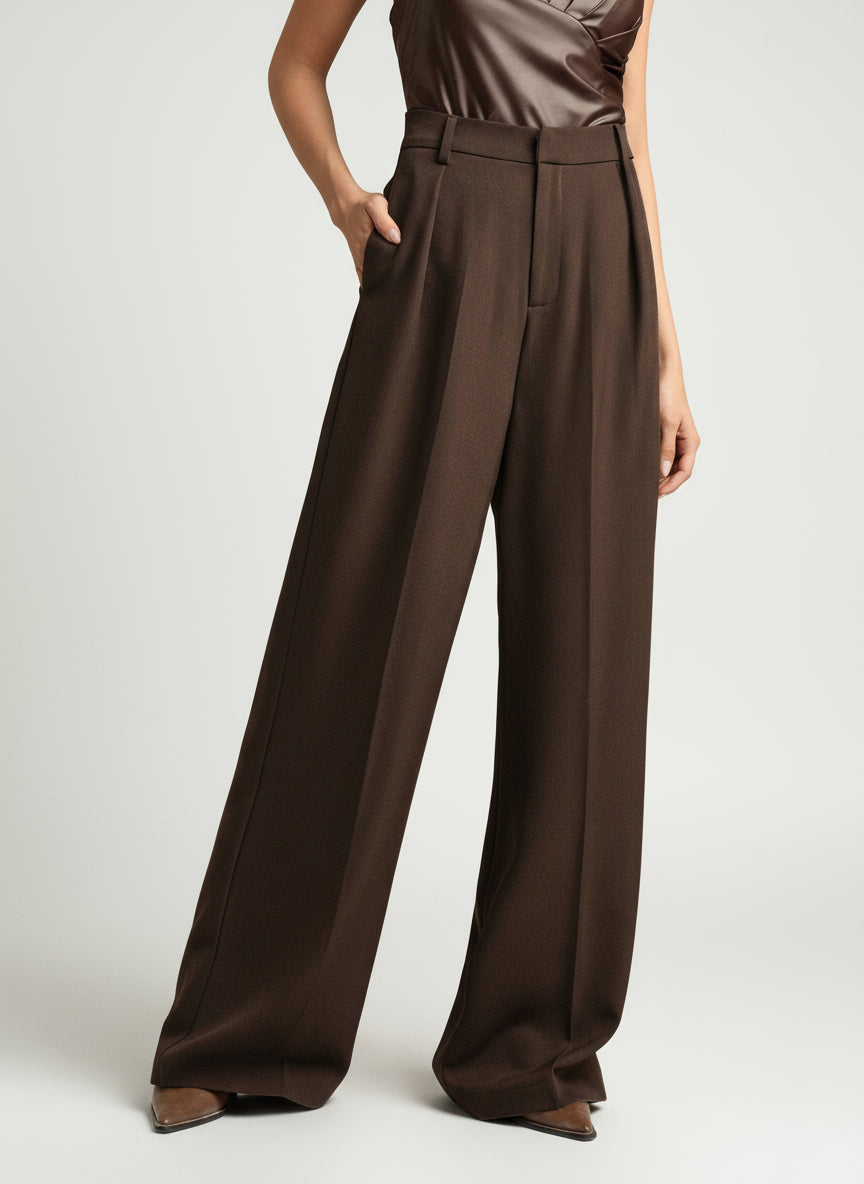Women's Trouser | Wide Leg High Waist Tailored