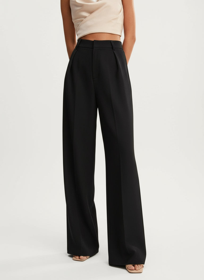 Women's Trouser | Wide Leg High Waist Tailored