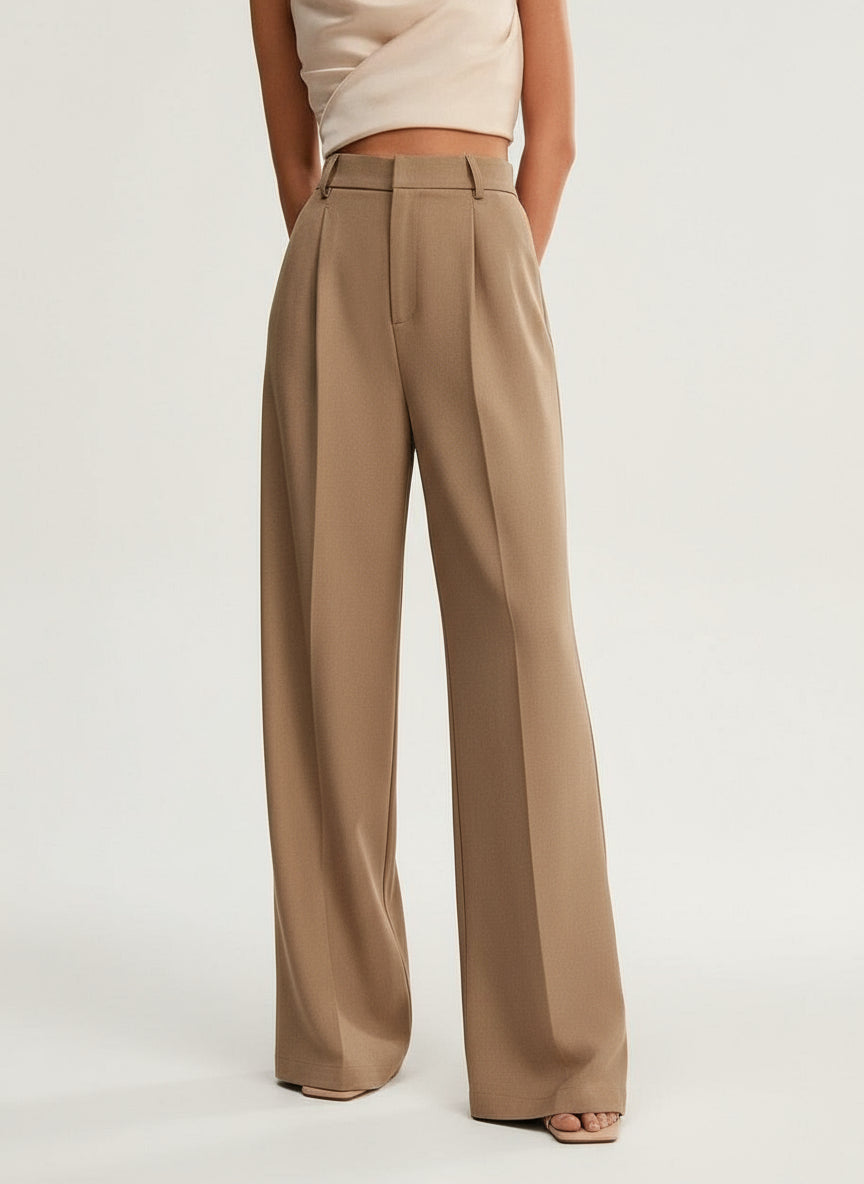 Women's Trouser | Wide Leg High Waist Tailored