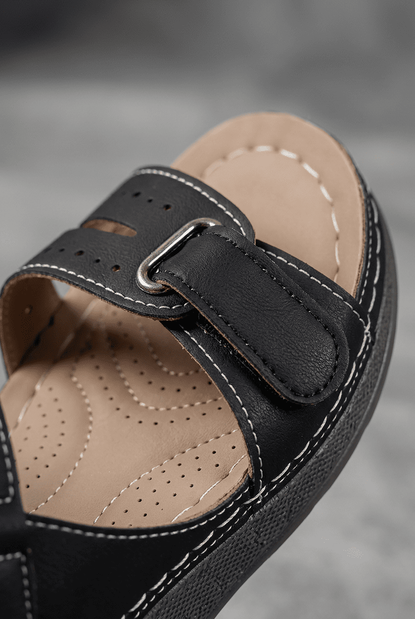 Women’s Wedge Adjustable Summer Sandals | Round Toe