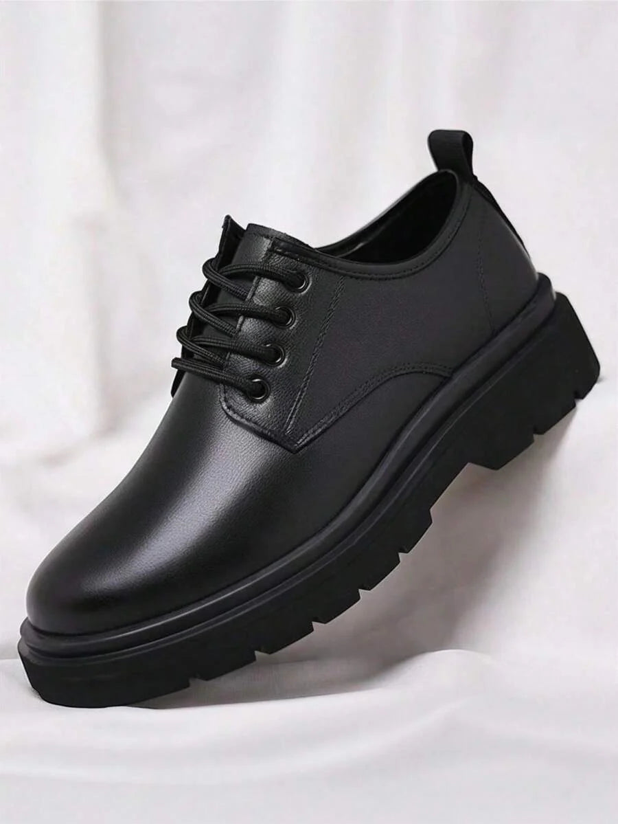 Men's Derby Shoes | Chunky Sole & Round Toe