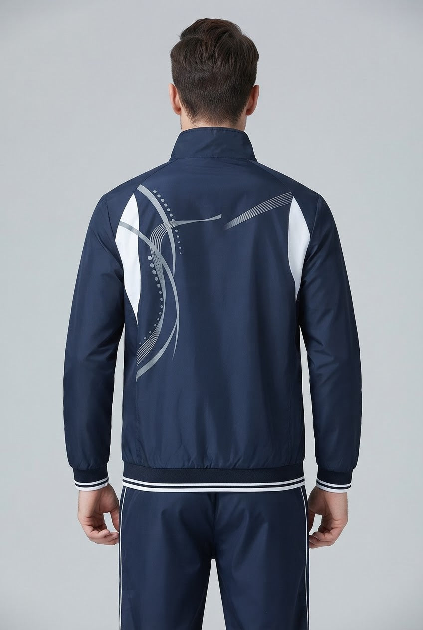 Men's Casual Cut Tracksuit | Two-Piece Sportswear Set