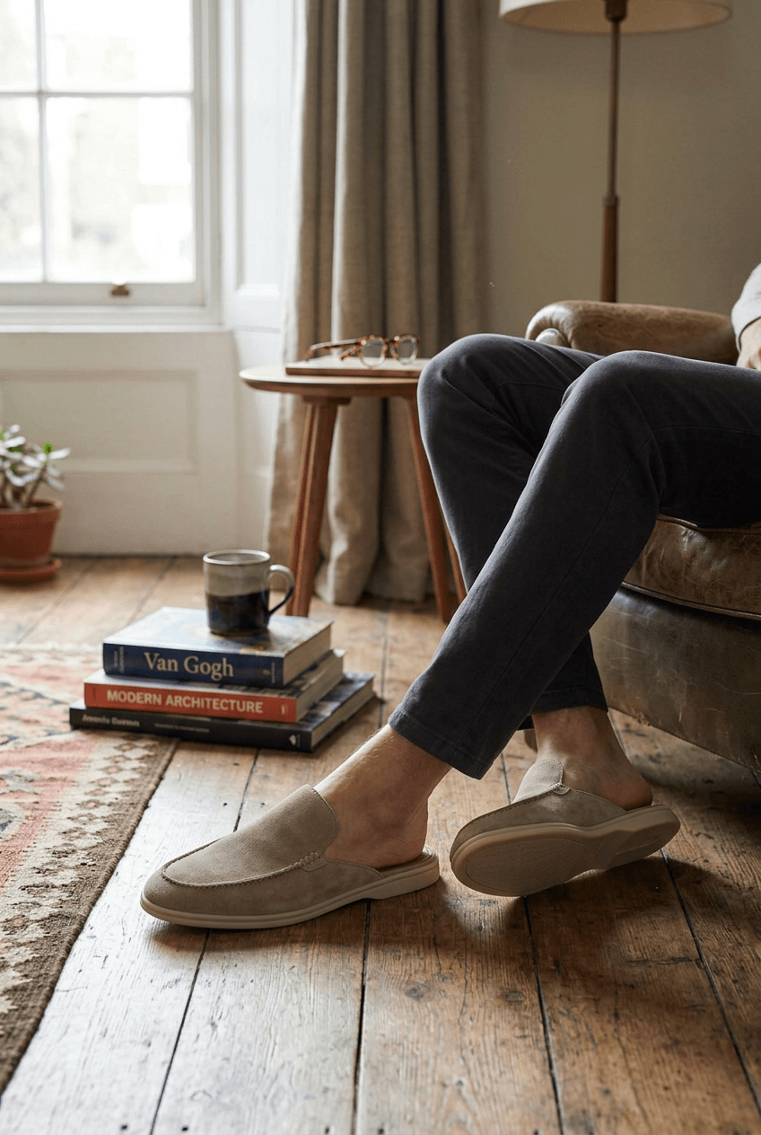 Men's Mules | Round Toe & Slip-on
