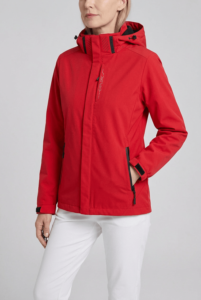 Women's Rain Jacket | Zip Pockets & Adjustable Cuffs