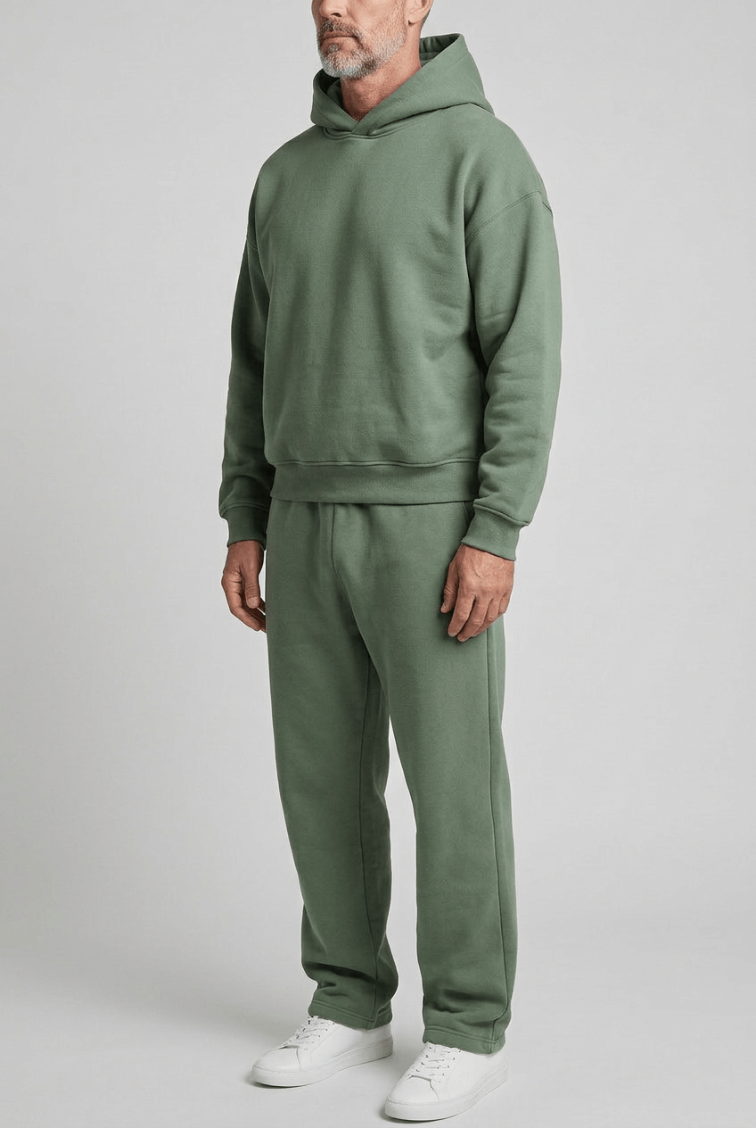Men's Oversized Tracksuit | Pullover Hoodie