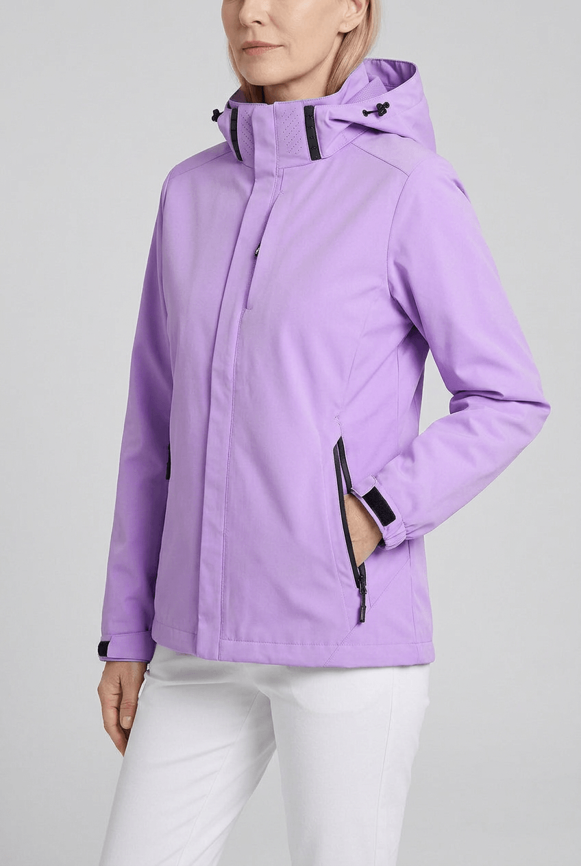 Women's Rain Jacket | Zip Pockets & Adjustable Cuffs