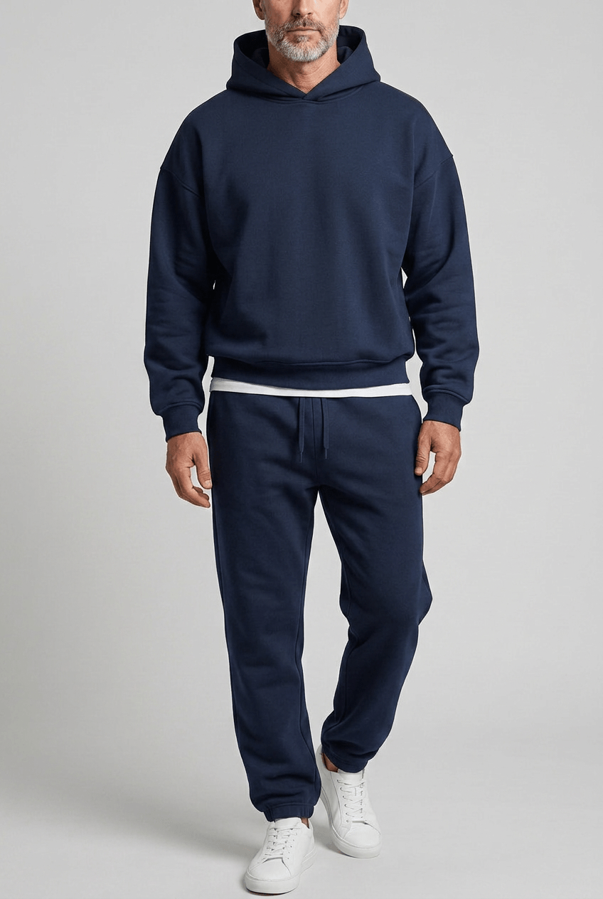 Men's Oversized Tracksuit | Pullover Hoodie
