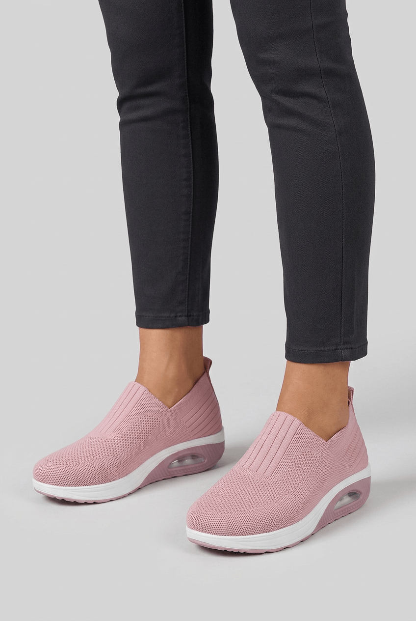 Women’s Casual Knit Walking Sneakers | Slip On