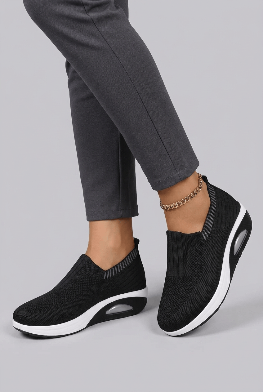 Women’s Casual Knit Walking Sneakers | Slip On