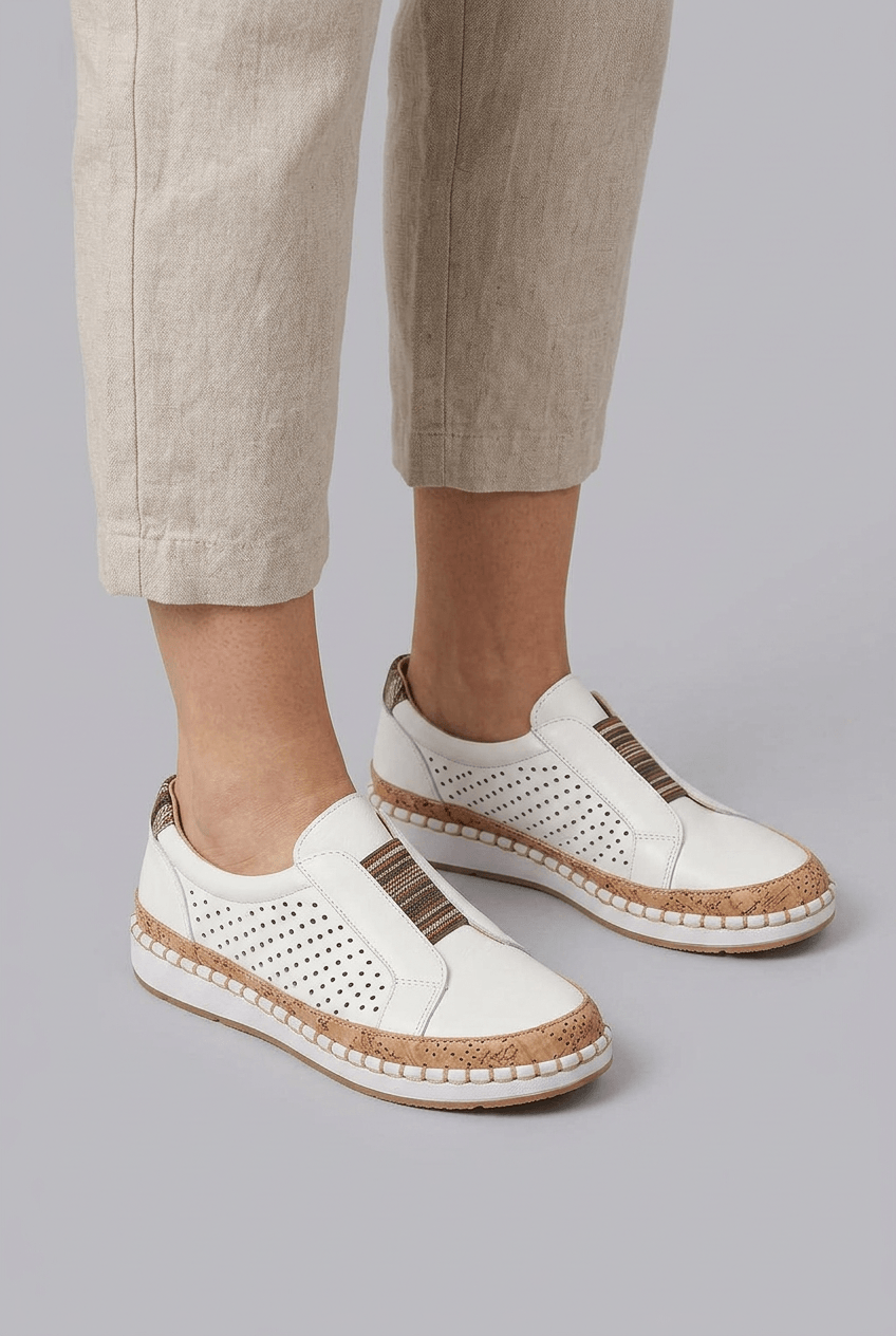 Women's Slip-On Walking Shoes | Round Toe