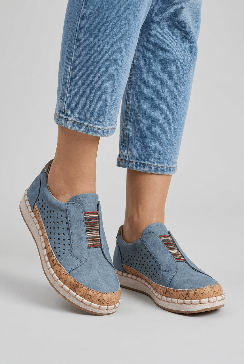 Women's Slip-On Walking Shoes | Round Toe
