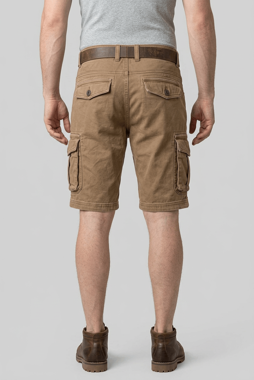 Men's Cargo Shorts | Belt Loops & Flap Pockets