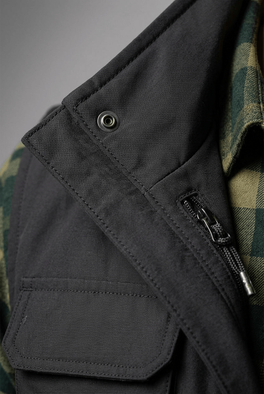 Men's Utility Gilet | Multiple Pockets and Stand Collar